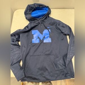 Nike womens Blue and Black Hoodie UofM